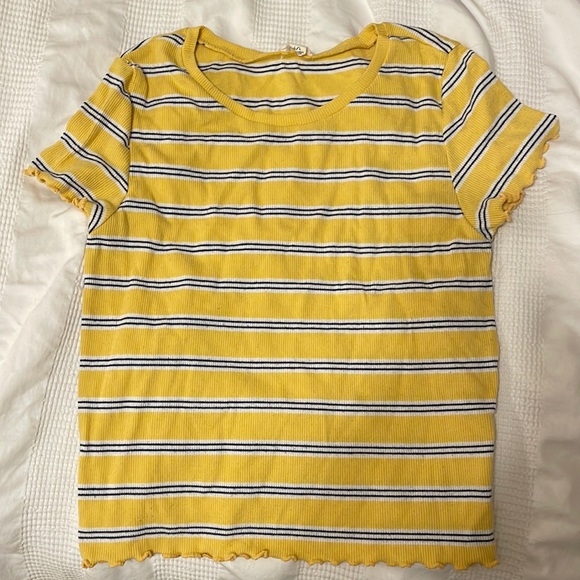 Stripe Yellow Shirt GARAGE